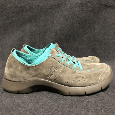 Dansko Elise Suede Comfort Walking Shoes Gray Womens Size EU 38 US  Sneaker