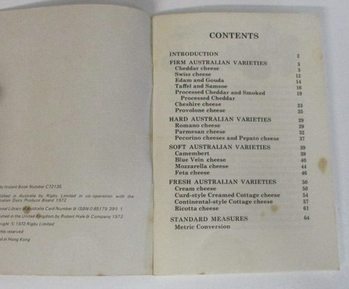 Cooking With Cheese, by Janet Lillie - Mini Book 1972 - 0851793991 - Picture 2 of 4
