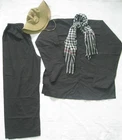 M size , Black Uniforms , Male , AO BABA , VC suit , VIETCONG'S UNIFORMS