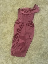 corset dress, house of cb mauve/pink
