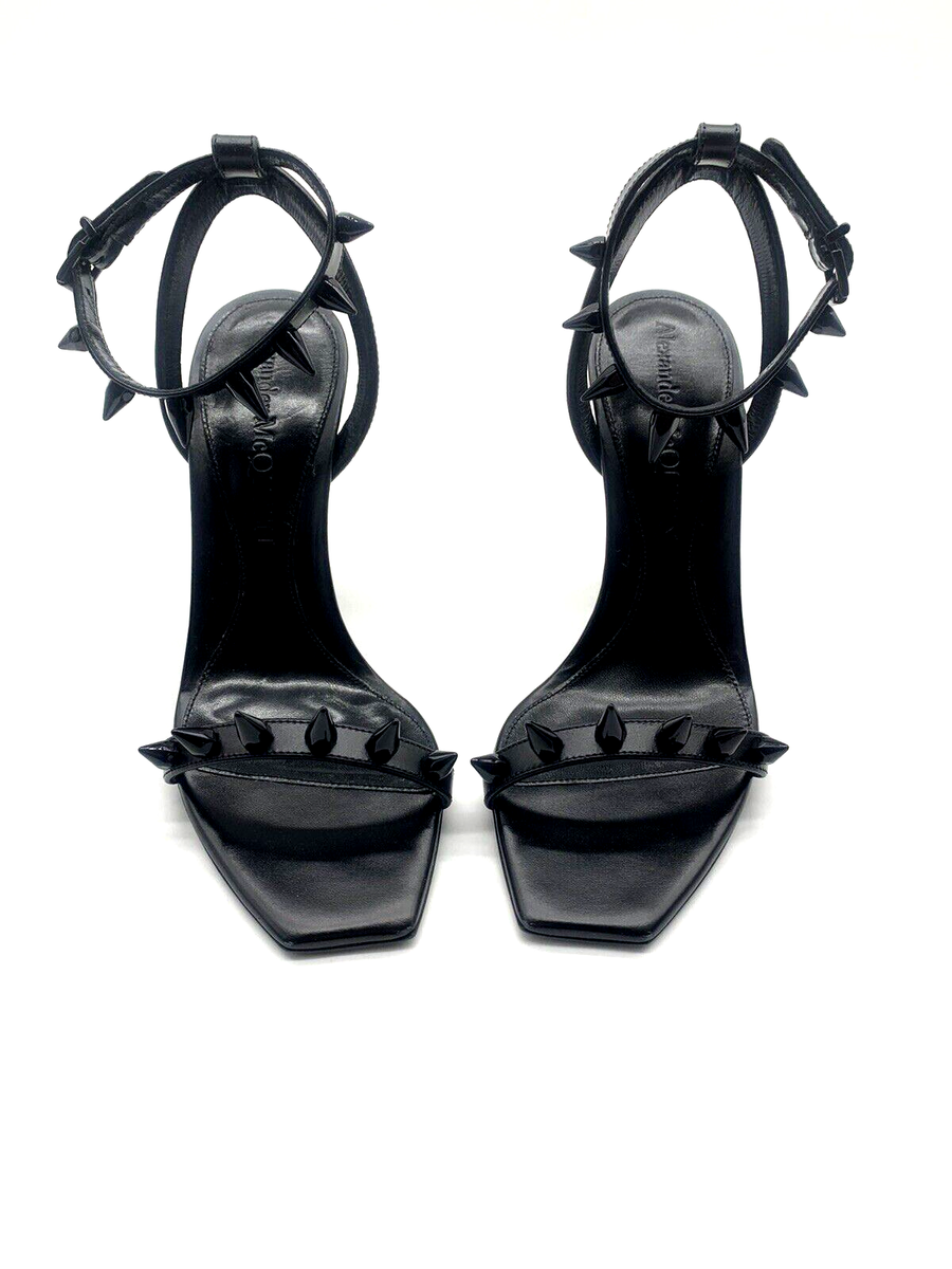 AUTHENTIC Alexander McQueen Punk Stud Ankle Strap Sandal