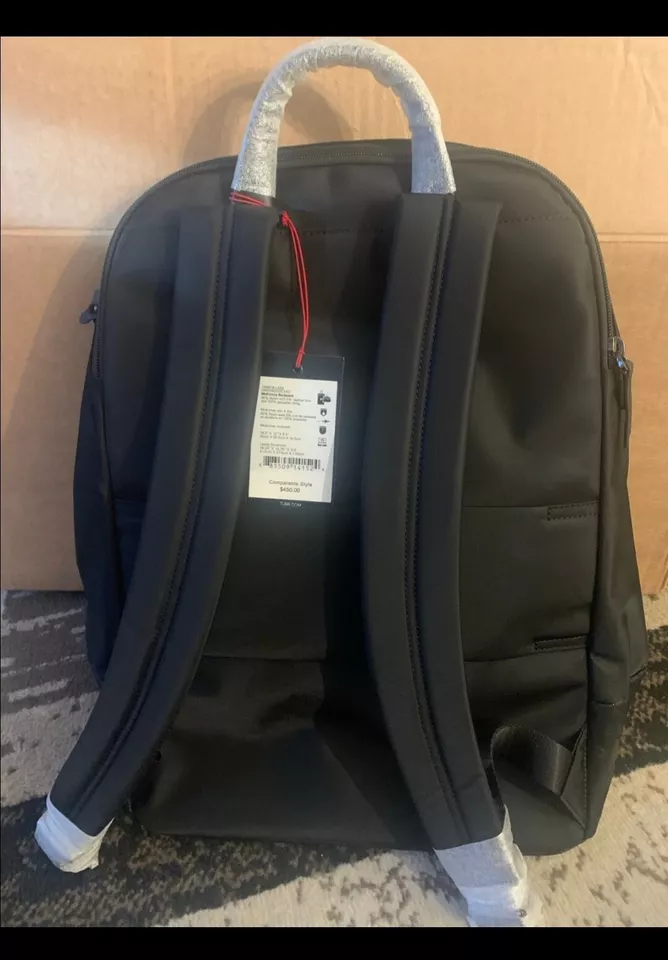 TUMI International Black Camouflage 15" Laptop Backpack-Trolley Pass Sleeve, NWT - Image 2 of 4