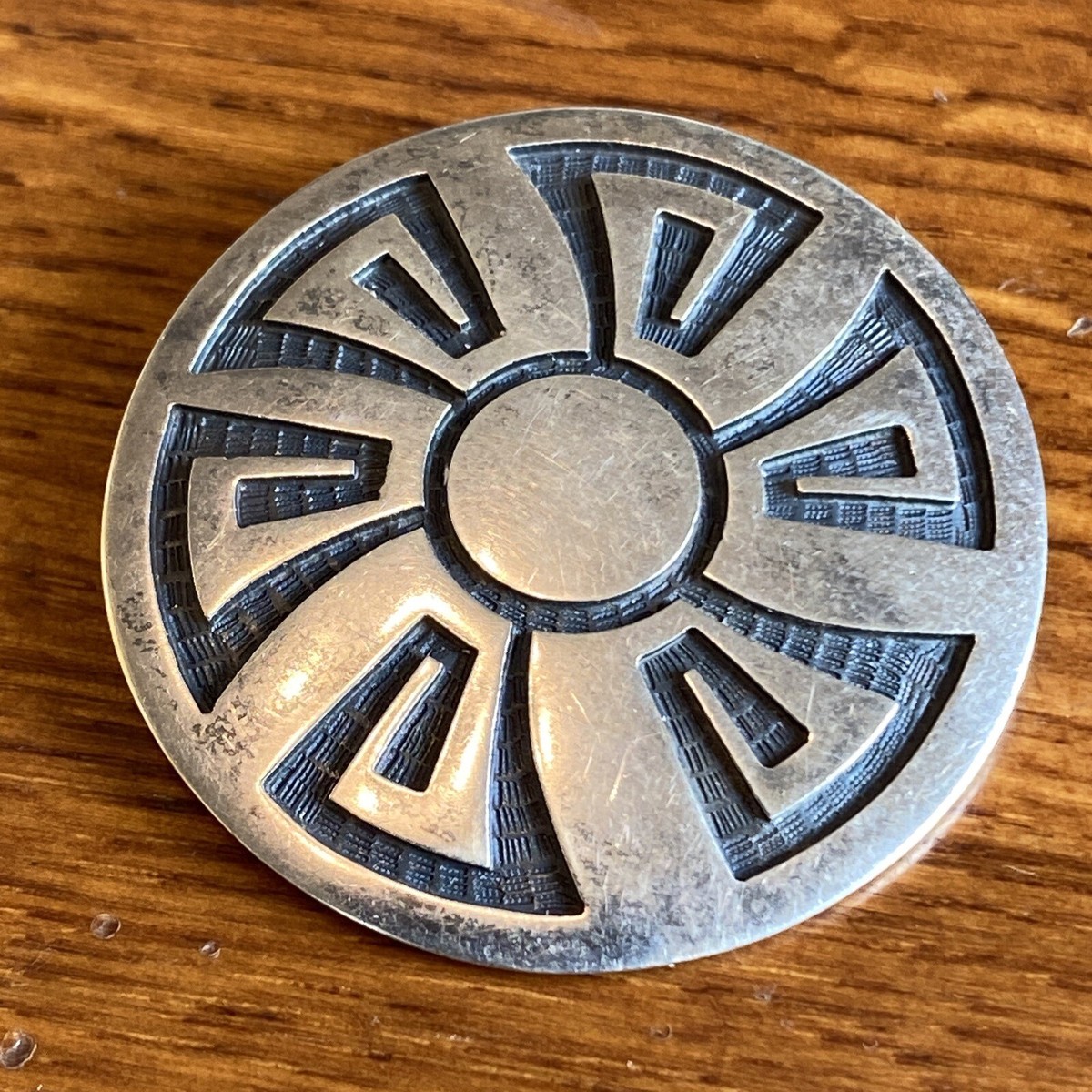 Very Rare Vintage Hopi Geometric Older Sterling Native American Jewelry Silver Necklace Very Rare Vintage Hopi Geometric Older Sterling Native American Jewelry Silver Necklace