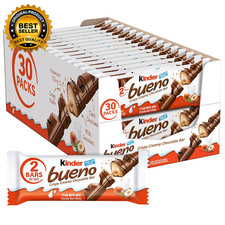 Milk Chocolate and Hazelnut Cream, Bulk 30 Pack, 2 Individually Wrapped Chocolat