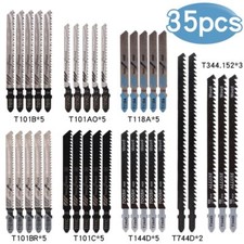 35PCS Jigsaw Blades T Shank T744D/T344D/T101B/T111C/T144D/T101AO/T118A/T101BR