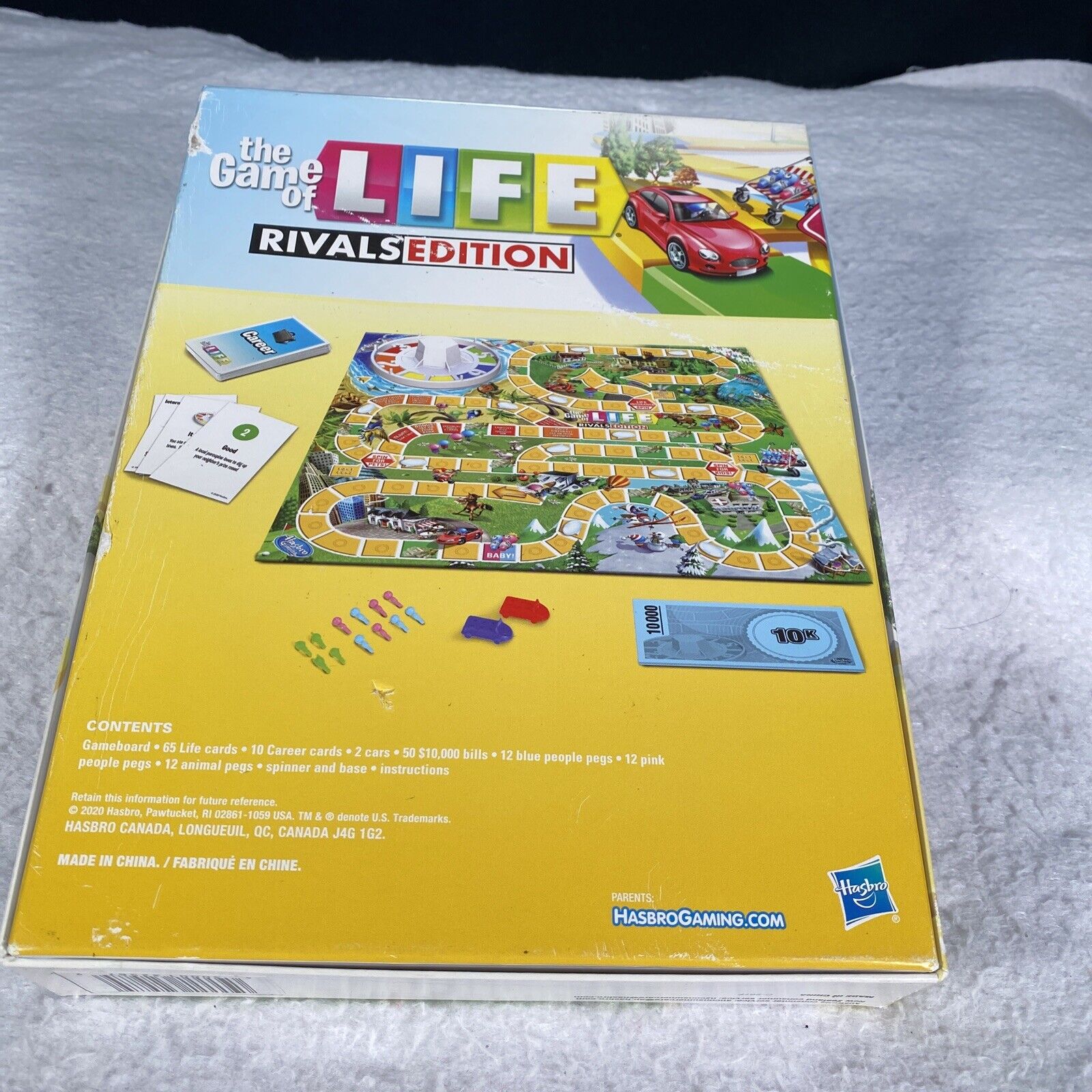 The Game of Life Rivals Edition Instructions Rules 2020 Replacement Pieces  Parts