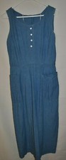 Womens Vintage Blue Sleeveless dress Size S?