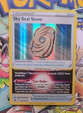Sky Seal Stone 143/159 Crown Zenith Holo Rare Pokemon Card