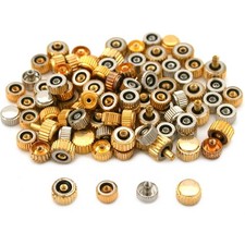 100 Assorted Quartz Watch Crowns For Watch Repair