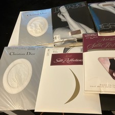 Lot Of Near Vintage Panty Hose Christie Dior Lane Bryant Size D Mostly Lot Of 12