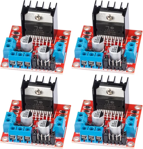 L298N H Bridge Stepper Motor Driver Module DC Motors Drivers Dual 4PCS 
