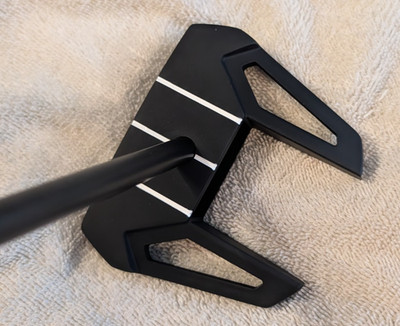 New Heater ZZ-3 Zero Torque Mallet ZT Putter 33 In Super Stroke Headcover Black