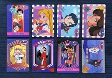 Lot of 8 Regular Sailor Moon Cards- Cardzillion Series 1 Bandai 1995- Inners