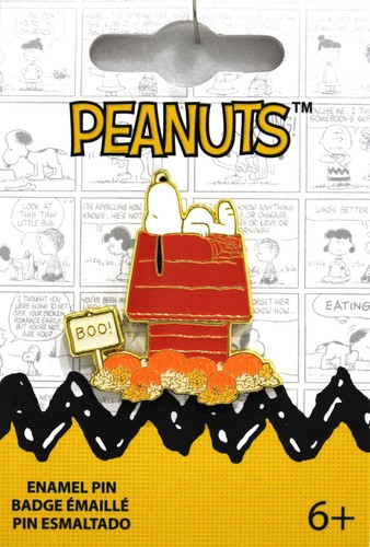 Loungefly Peanuts Snoopy "BOO" Halloween Pumpkin Patch Pin - Picture 2 of 3