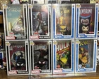 Funko Pop! Marvel Spider Man Wolverine Gwen X Comic Covers W Protectors Lot Of 8