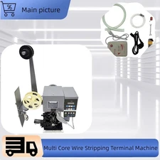 220V 400W Multi-core Wire Stripping & Crimping Machine with 110V Transformer