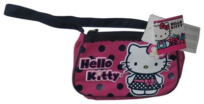 Hello Kitty FAB NY Starpoint  (2015) Sanrio Small Pink Polka Dot Bag