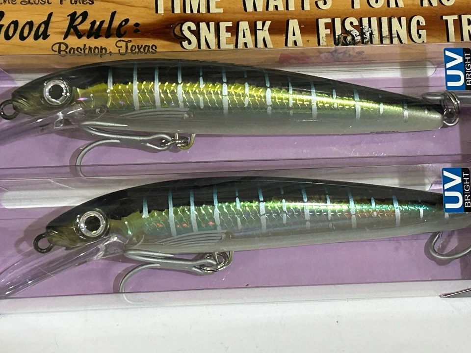 LOTE DE 2 Rapala Husky Magnum HMAG-15 15 cm 36 g 1-1/4 OZ. SEÑUELOS COLOR UV SAILFISH Foto 2 de 4