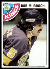 1978-79 Topps Hockey Card Bob Murdoch Los Angeles Kings #91 NM