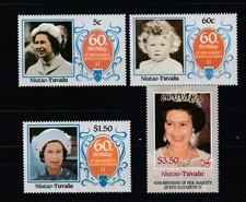 TUVALU Niutao  - N° Yvert 58/61 Neufs XX MNH - 60éme Anniv. Reine Elizabeth II