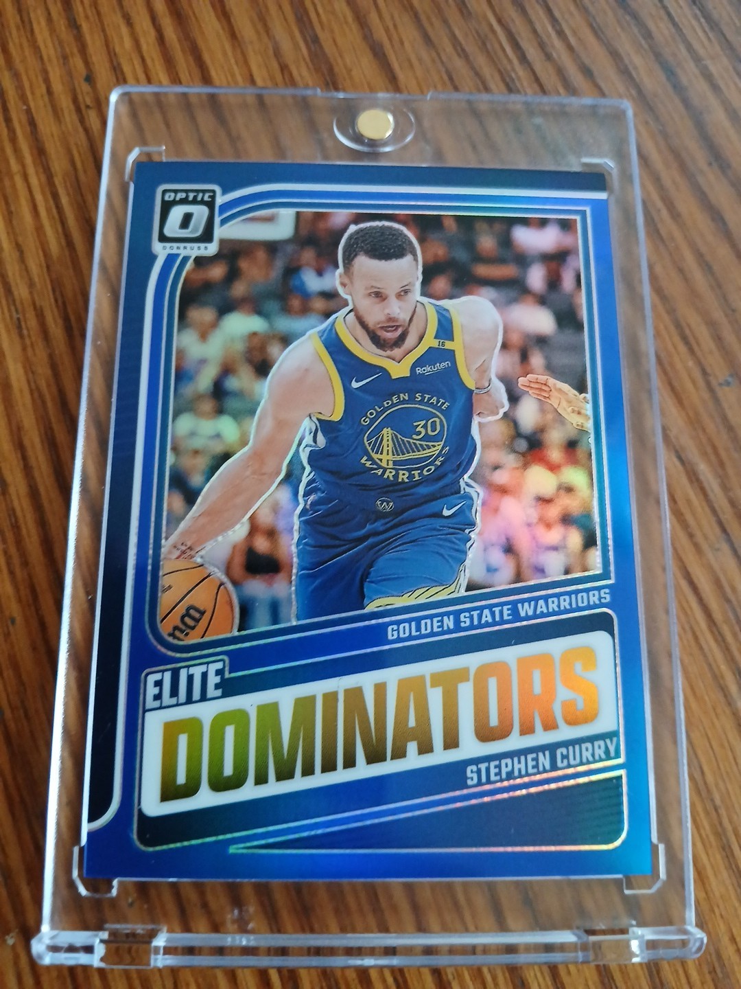 2024-25 Donruss Optic STEPHEN CURRY Elite Dominators BLUE PRIZM /49 #4 Warriors