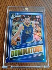 2024-25 Donruss Optic STEPHEN CURRY Elite Dominators BLUE PRIZM /49 #4 Warriors