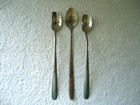Vintage Lot Of 3 Collectible Spoons,2 Rare Half Spoons,1,Other " Great Lot " — photo 1
