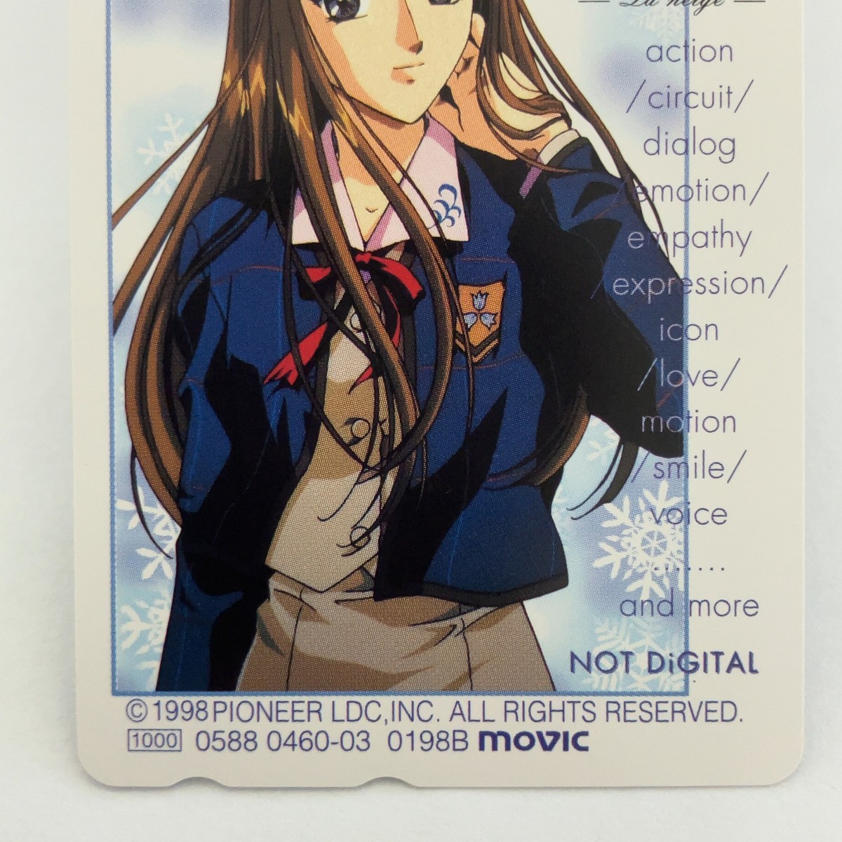 Unused] NOeL NOT DiGITAL Telephone Card Japan rare teleca game RYO