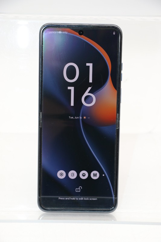 Motorola Razr 2025 XT2553-3 256GB Foldable Smartphone Unlocked - Blue