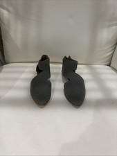 Cydwoq Women s Vintage Flats, Size 37, Teal/grey Color
