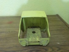 vintage tonka turbine dumper truck cab and chassis lime green for parts