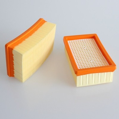 4x Flat Pleated Filters For KARCHER MV4 MV5/MV6/WD4/WD5/WD6 Vacuum Cleaner