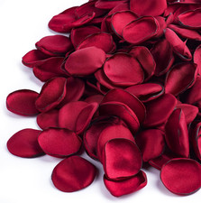 400 PCS Silk Rose Petals Burgundy Red Flower Petals for Romantic Night, Weddings