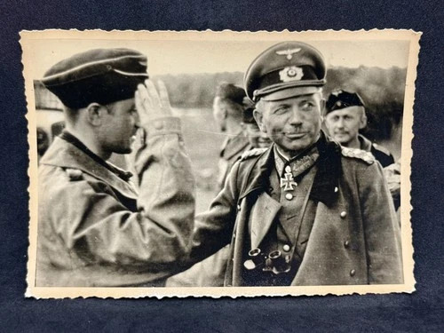 WWII B&W Photo German General Heinz Guderian Sept 1941 World War Two WW2