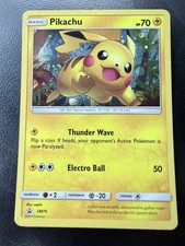 Pokemon TCG Sun & Moon Black Star Promo Holo Pikachu SM76 on eBay
