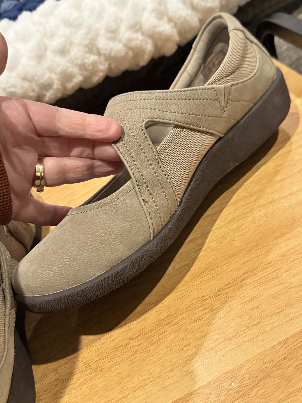 Cloudsteppers By Clarks Tan Adjustable Straps Cus… - image 6