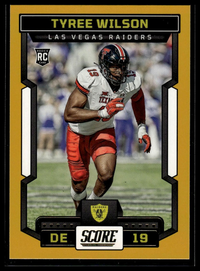 2023 Score #372 Tyree Wilson Gold Rookie