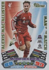 Match Attax Champions League Extra 25/26 262 Heritage Alexis Mac Allister