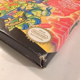 CIB Teenage Mutant Ninja Turtles II 2 Arcade Nintendo NES 1990 Pizza Hut TESTED