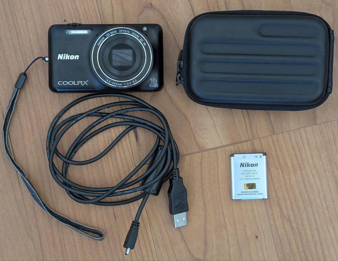 Nikon COOLPIX S6600 Black Compact Digital Camera 16MP 12x Zoom Wi