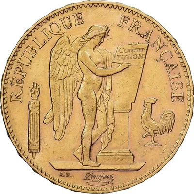 France, 100 Francs, Génie, 1901, Paris, Or, TTB+, Gadoury:1137, KM:832 - Photo 1/2