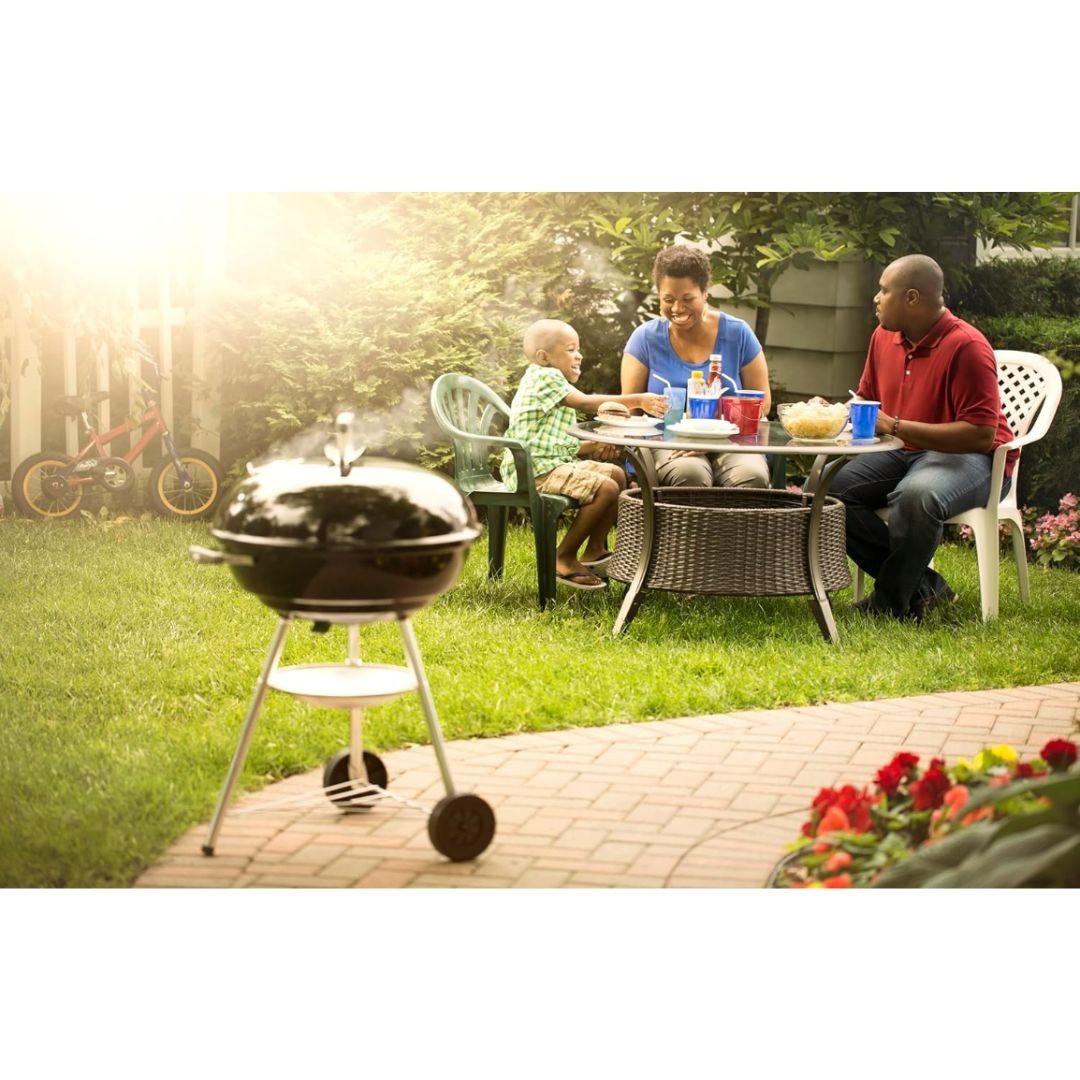 Weber Jumbo Joe Premium Charcoal Grill for Outdoor Cooking and BBQ, 22-Inch, Bla