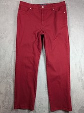 Gloria Vanderbilt Amanda Jeans Womens Size 18 High Rise Straight Leg Comfort