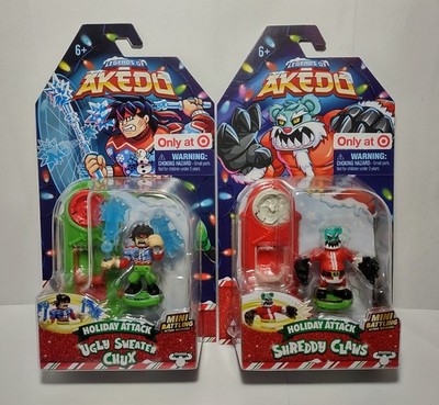 Legends Of Akedo Holiday Attack Shreddy Claws Ugly Sweater Chux Action Warriors 