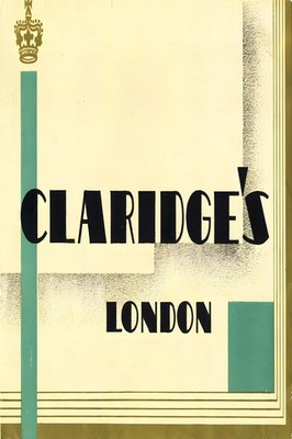 Claridge's London   Art Deco Poster - 1920s Design - 24x36  - Hi-Res - 200