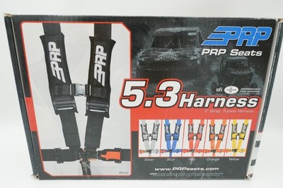 PRP Seats SB5.3 3in 5-Point Harness Racing Seat Belt (Black)