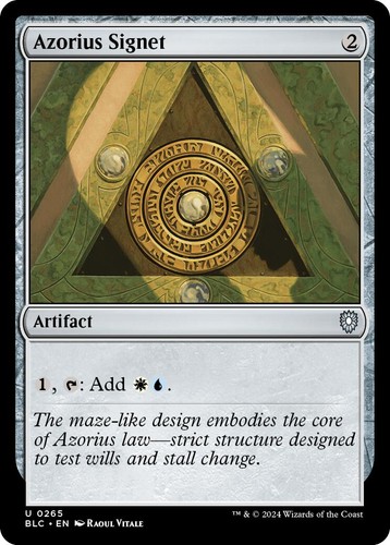 Azorius Signet 265/356 Commander: Bloomburrow