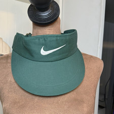 Vintage Nike Green Golf Visor Adjustable Solid Polyester Logo Unisex 1990s Vintage Nike Green Golf Visor Adjustable Solid Polyester Logo Unisex 1990s