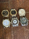 Vintage Watch Lot of 6 Seiko 5 Automatic Citizen Seven Diver MTV Parts Repair