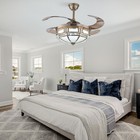 42inch Ceiling Fan Lamp Ceiling Fan Light W/ Remote Control 6 Wind Speed Gears